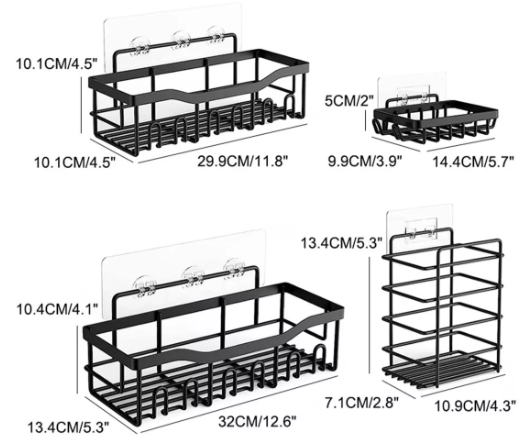 Miniatura 3 de Soporte Baño Metálico Esq